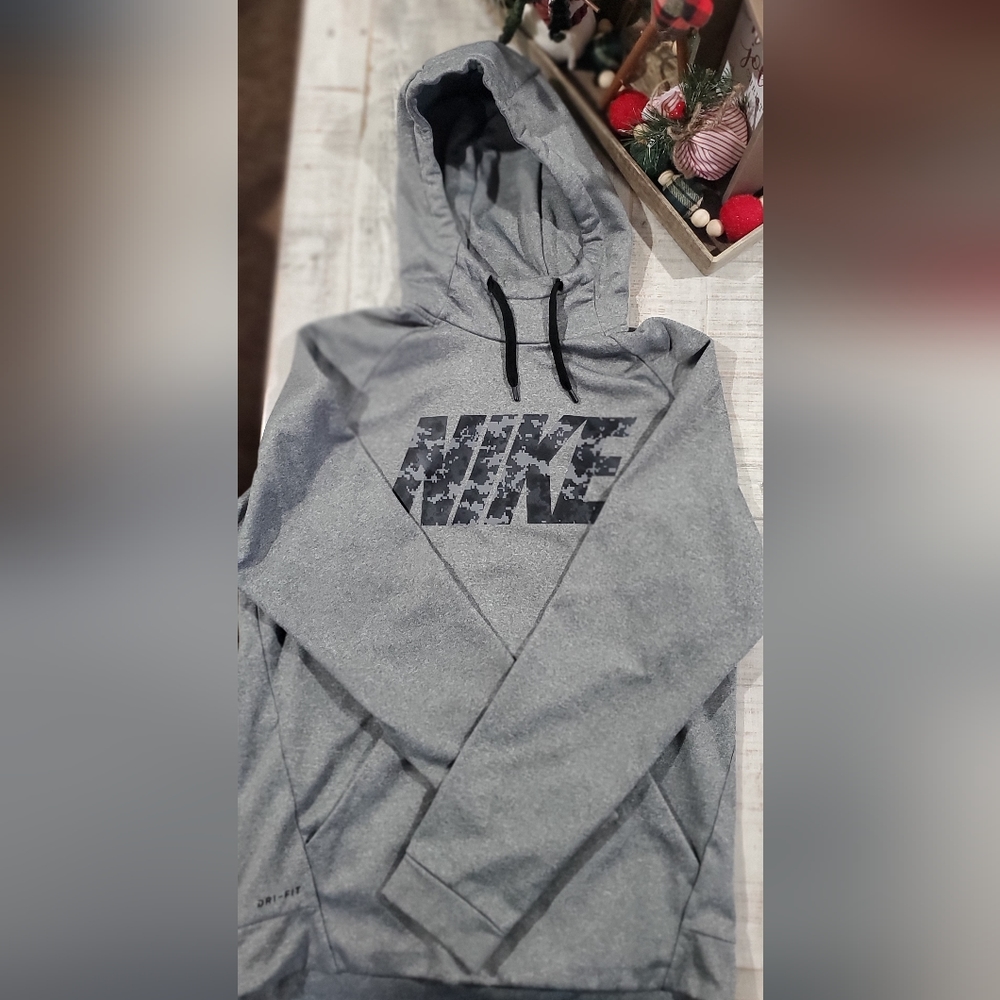 Grey Nike Hoodie. Size medium